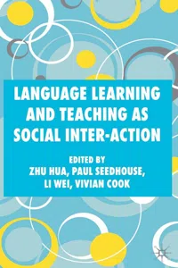 Language Learning and Teaching as Social Inter-action_cover