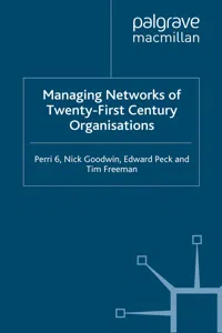 Managing Networks of Twenty-First Century Organisations_cover