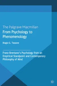 From Psychology to Phenomenology_cover