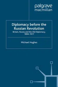 Diplomacy Before the Russian Revolution_cover