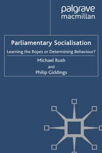 Parliamentary Socialisation_cover