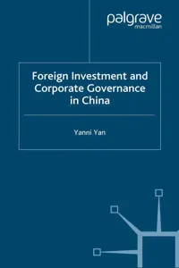 Foreign Investment and Corporate Governance in China_cover