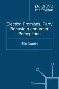 Election Promises, Party Behaviour and Voter Perceptions_cover