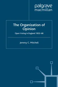 The Organization of Opinion_cover