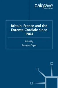 Britain, France and the Entente Cordiale Since 1904_cover
