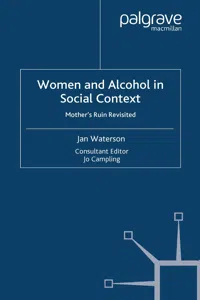 Women and Alcohol in Social Context_cover