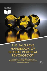 The Palgrave Handbook of Global Political Psychology_cover