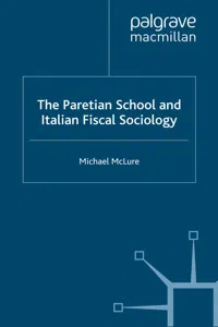 The Paretian School and Italian Fiscal Sociology_cover