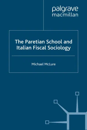 The Paretian School and Italian Fiscal Sociology