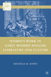 Women's Work in Early Modern English Literature and Culture_cover