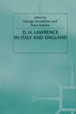 D. H. Lawrence in Italy and England