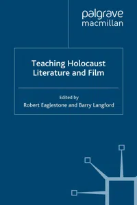 Teaching Holocaust Literature and Film_cover