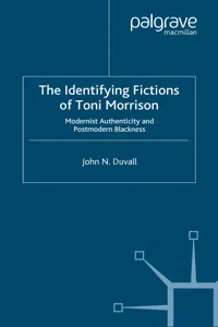 The Identifying Fictions of Toni Morrison_cover