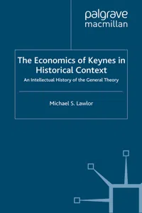 The Economics of Keynes in Historical Context_cover