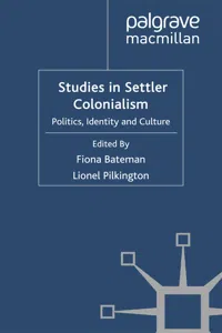 Studies in Settler Colonialism_cover