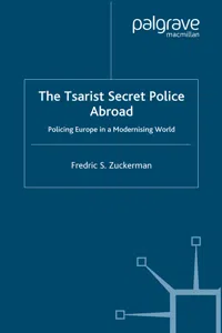 The Tsarist Secret Police Abroad_cover