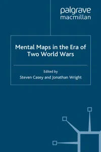 Mental Maps in the Era of Two World Wars_cover