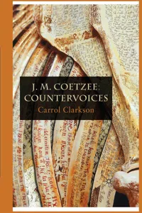 J. M. Coetzee: Countervoices_cover