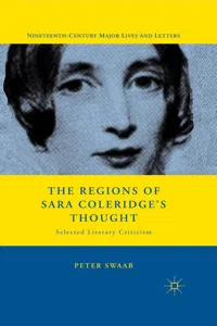 The Regions of Sara Coleridge's Thought_cover