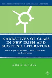 Narratives of Class in New Irish and Scottish Literature_cover