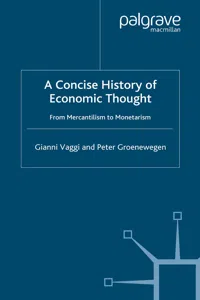 A Concise History of Economic Thought_cover