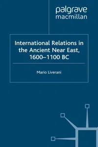 International Relations in the Ancient Near East_cover