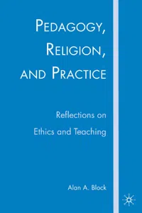 Pedagogy, Religion, and Practice_cover