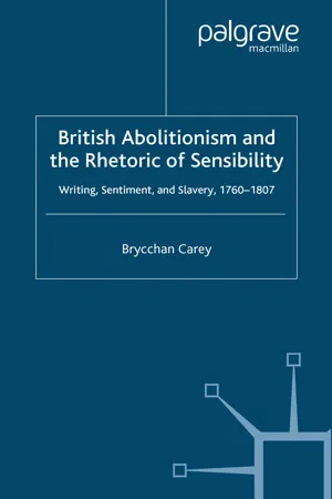 British Abolitionism and the Rhetoric of Sensibility