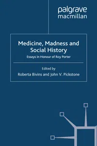 Medicine, Madness and Social History_cover