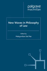 New Waves in Philosophy of Law_cover