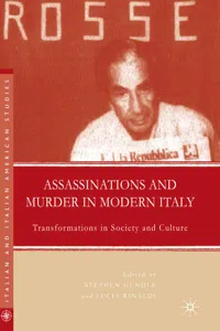 Assassinations and Murder in Modern Italy_cover