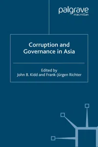 Corruption and governance in Asia_cover