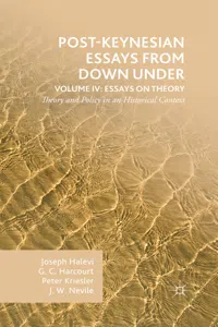Post-Keynesian Essays from Down Under Volume IV: Essays on Theory_cover