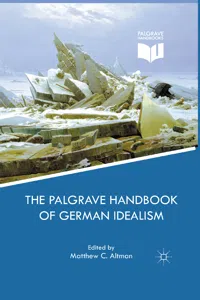 The Palgrave Handbook of German Idealism_cover