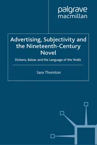 Advertising, Subjectivity and the Nineteenth-Century Novel_cover