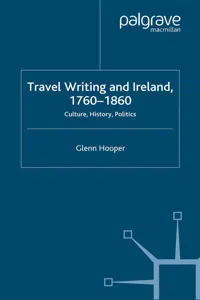 Travel Writing and Ireland, 1760-1860_cover