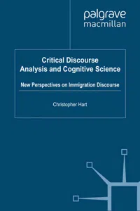 Critical Discourse Analysis and Cognitive Science_cover