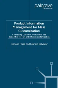 Product Information Management for Mass Customization_cover