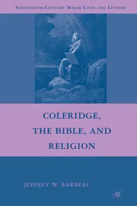 Coleridge, the Bible, and Religion_cover