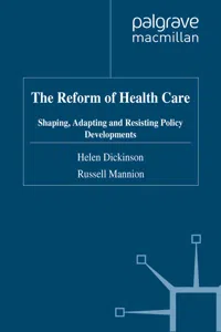 The Reform of Health Care_cover