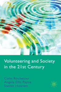 Volunteering and Society in the 21st Century_cover