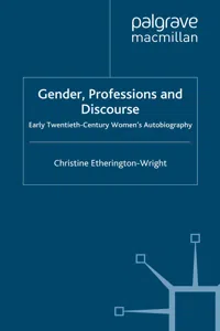 Gender, Professions and Discourse_cover