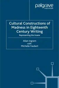 Cultural Constructions of Madness in Eighteenth-Century Writing_cover