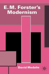 E.M. Forster's Modernism_cover