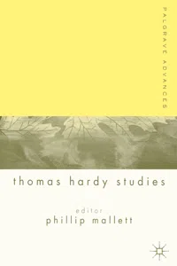 Palgrave Advances in Thomas Hardy Studies_cover