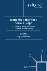 Economic Policy for a Social Europe_cover