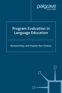Program Evaluation in Language Education_cover