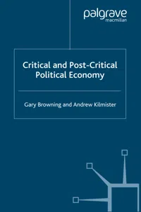 Critical and Post-Critical Political Economy_cover