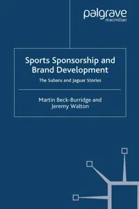 Sports Sponsorship and Brand Development_cover