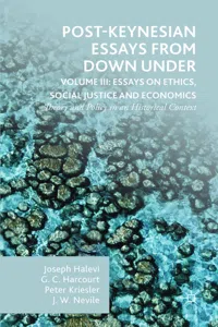 Post-Keynesian Essays from Down Under Volume III: Essays on Ethics, Social Justice and Economics_cover